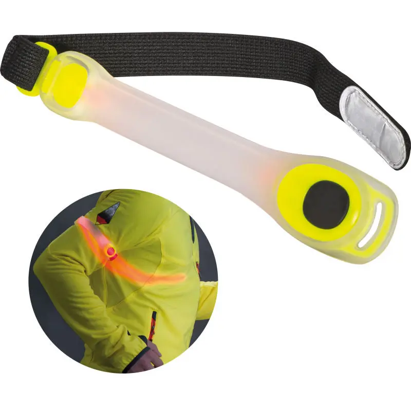 Sicherheits-LED-Armband Pittsburgh - Gelb, sichtbar und zuverlässig für Outdoor-Aktivitäten