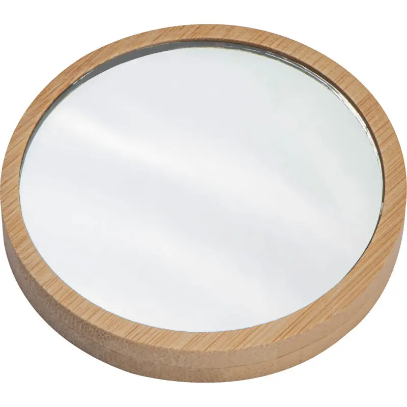 Teplice Handspiegel in Beige - Kompakt, Elegant für Unterwegs
