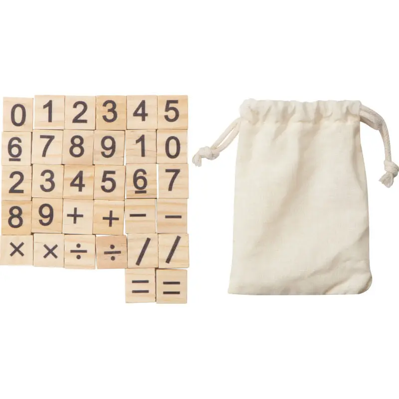 Liberec Rechenlernspiel in Beige - Mathematisches Frühförderungsspiel