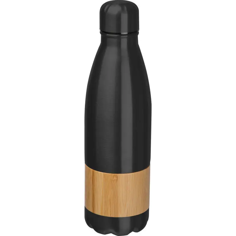Schwarz Kobe 500ml Hochwertige Edelstahlflasche, robust