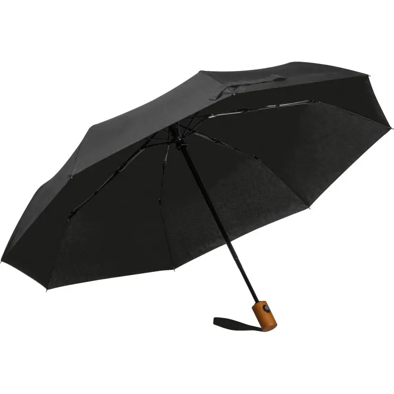 Schwarzer Klassischer Regenschirm Ipswich - Langlebig und Stilvoll
