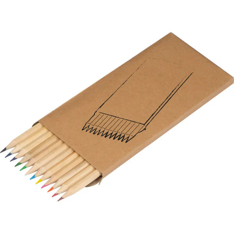 12-teiliges Buntstiftset Menorca - Beige - Hochwertige Farbstifte für kreatives Zeichnen