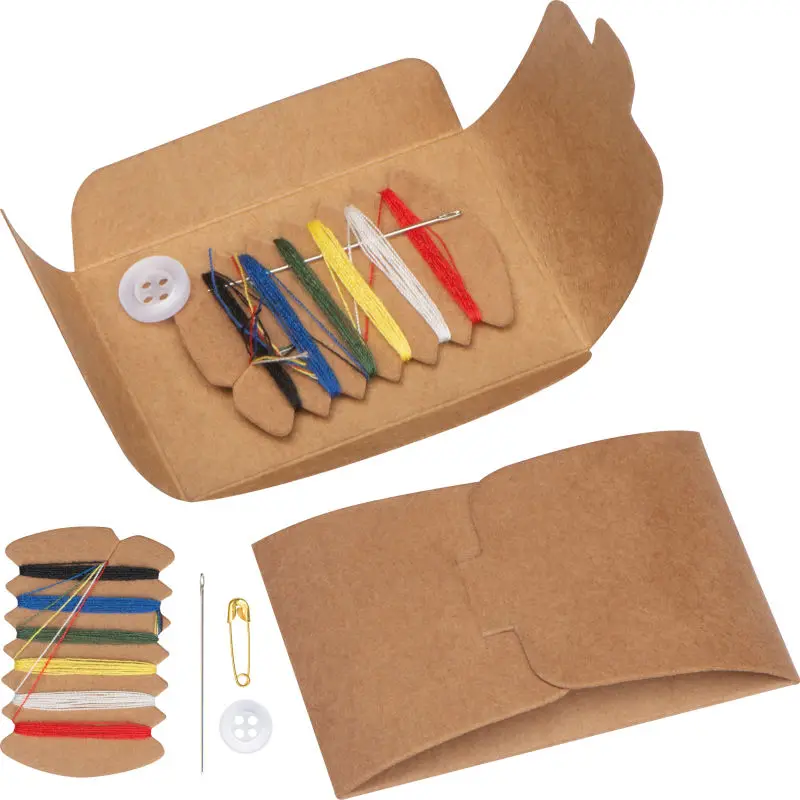 Melbourne Nähkit in Beige - Essentials für schnelle Ausbesserungen unterwegs