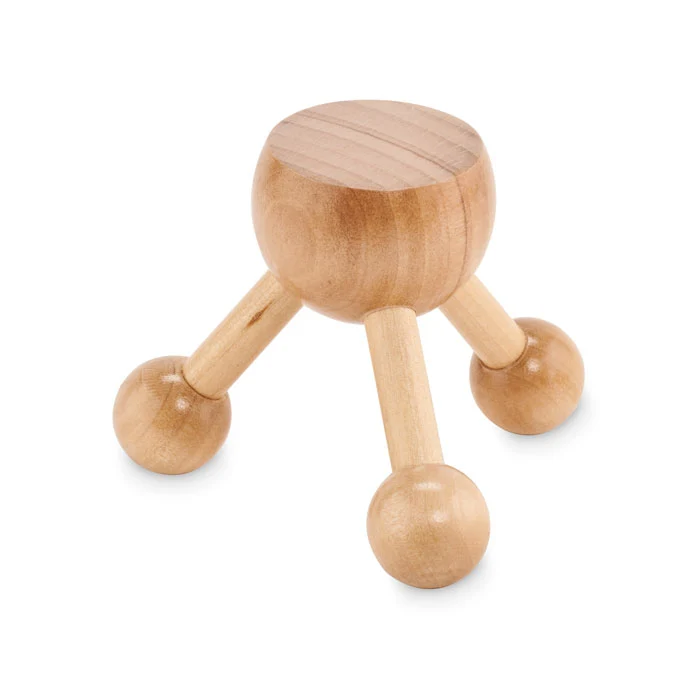 Handmassagegerät aus Holz