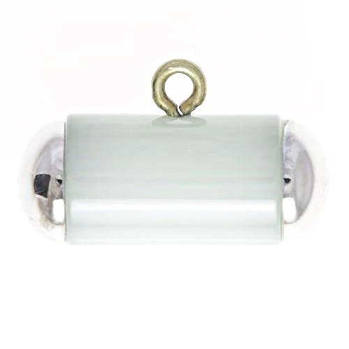 Knebelknopf Öse Weiß – Metallknopf K-111