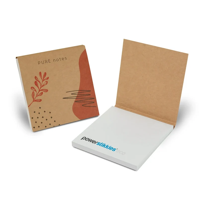 PURE notes Haftnotizen im Kartonumschlag 70 x 70 mm, 50 Blatt - Sticky Notes für jede Gelegenheit