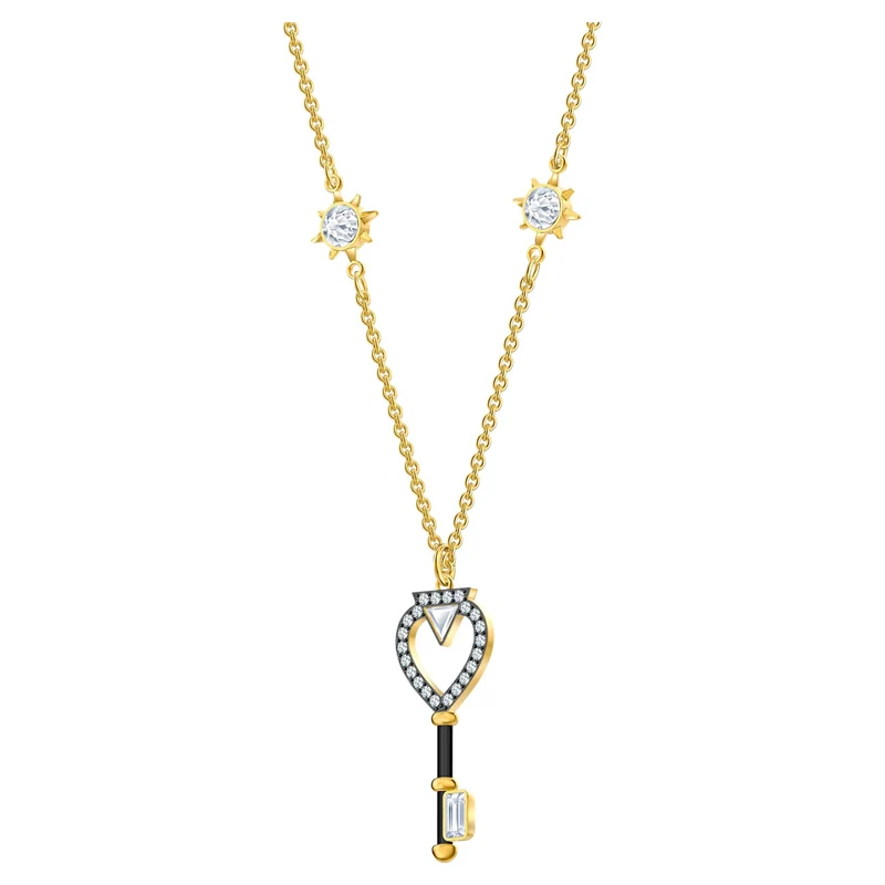 Swarovski Halskette Damen Tarot Magic Key Mehrfarbig Goldfarben 5490917