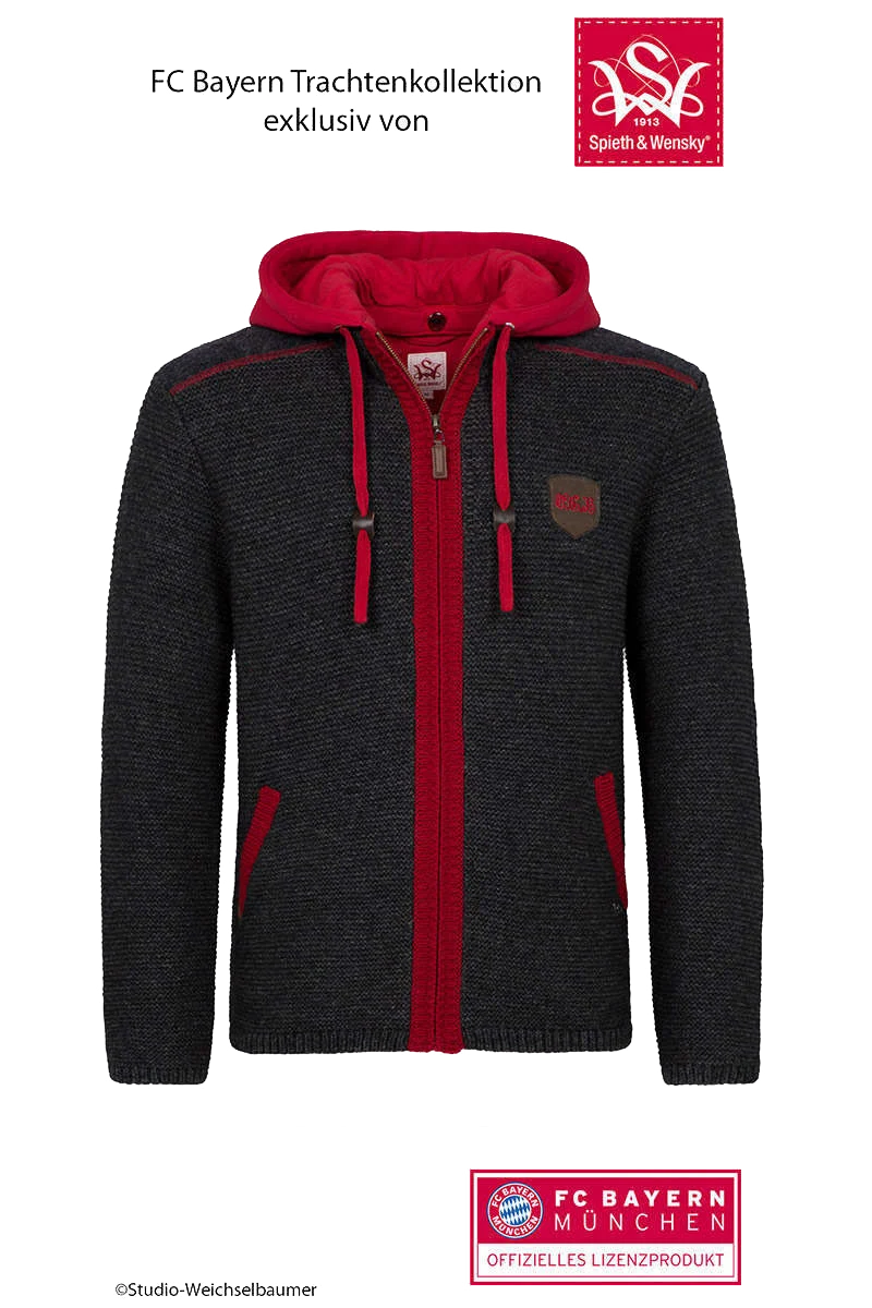 Herren Strickjacke FCB Fan Kollektion