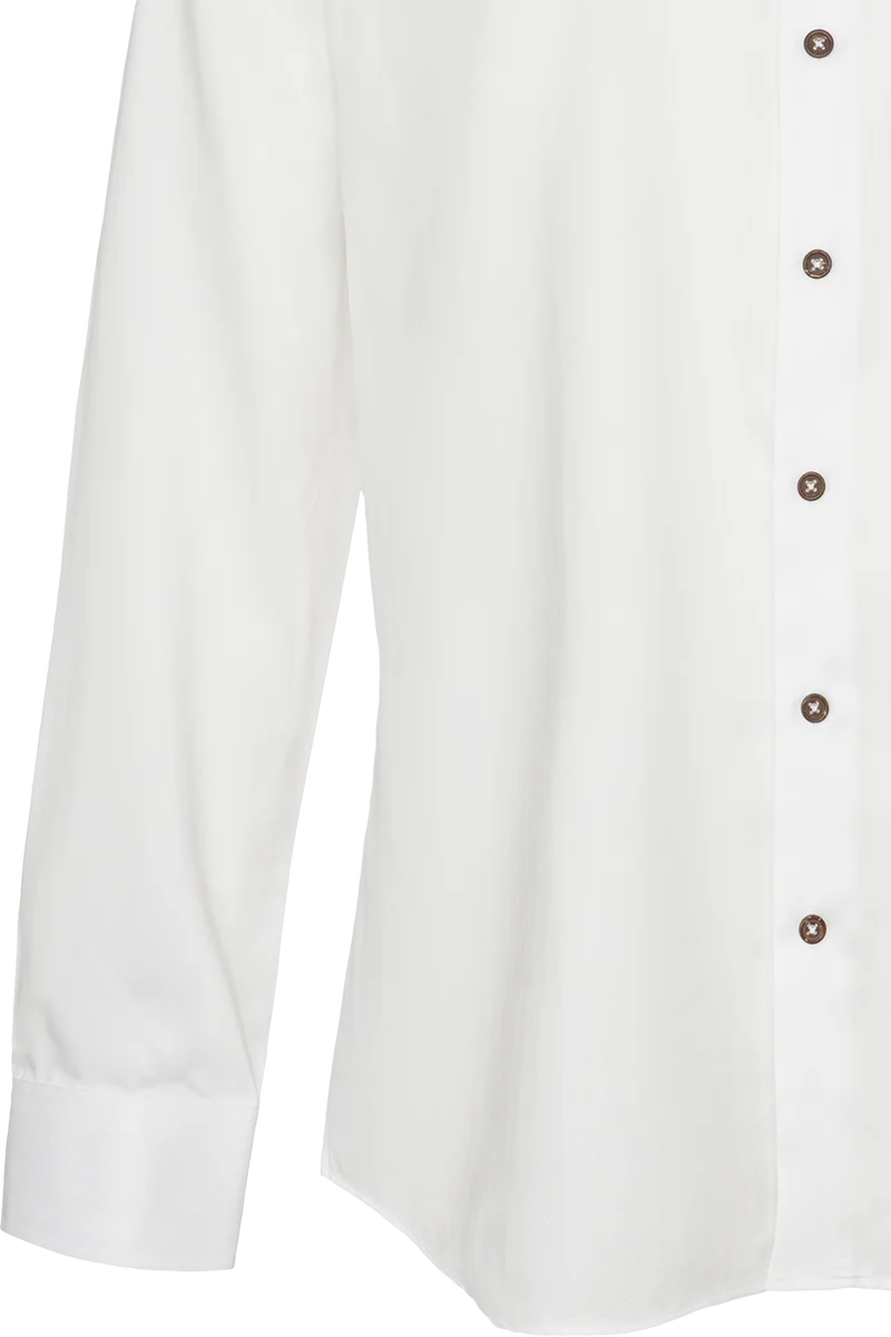 Herren Trachtenhemd mit Stehkragen Tailored Fit - champagner