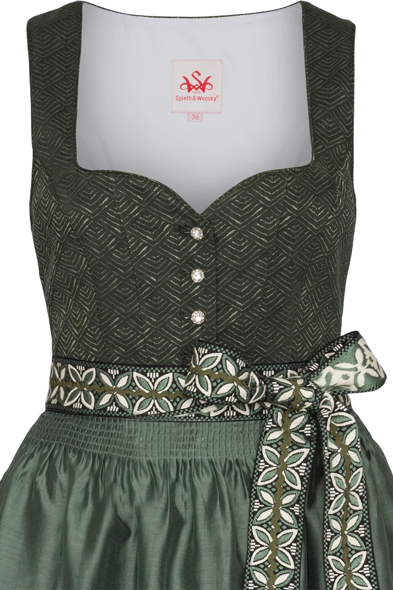 Midi-Dirndl festlich mit Statement-Schürze