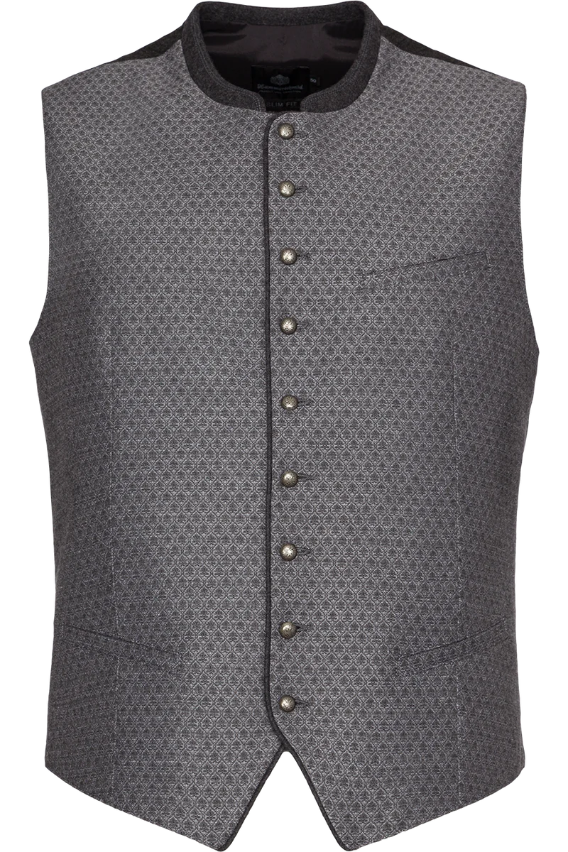 Herren Trachtenweste Slim Fit mit Stretch