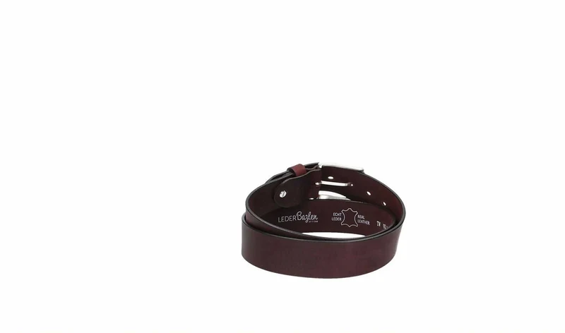 Leder Bazlen Gürtel bordeaux