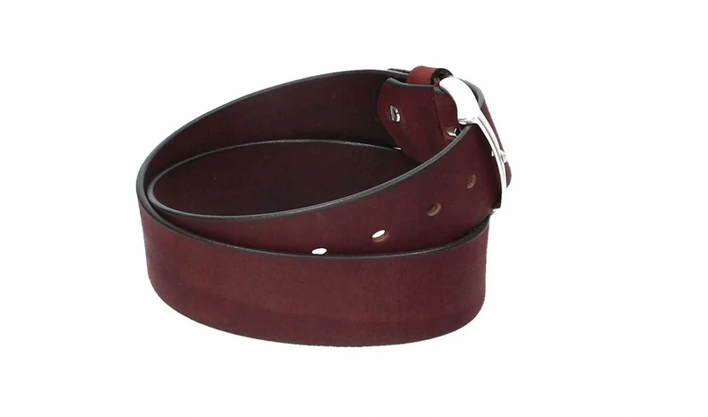 Leder Bazlen Gürtel bordeaux