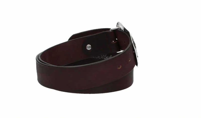 Leder Bazlen Gürtel bordeaux