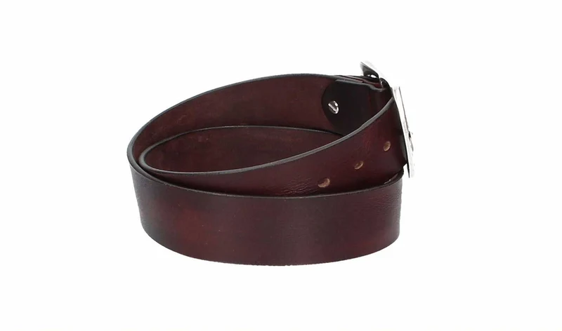 Leder Bazlen Gürtel bordeaux