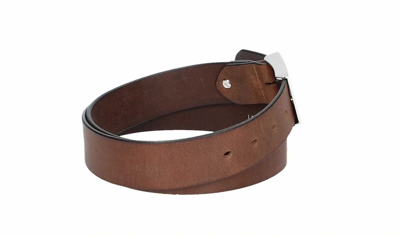 Leder Bazlen Gürtel hellbraun