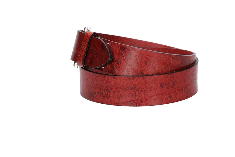 Leder Bazlen Gürtel hellbraun