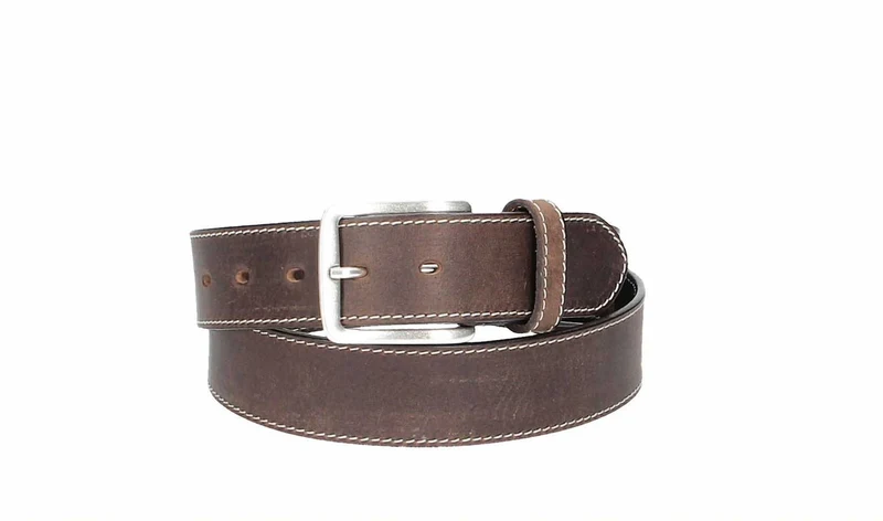 Leder Bazlen Gürtel Hellbraun