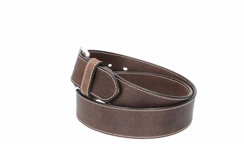 Leder Bazlen Gürtel Hellbraun