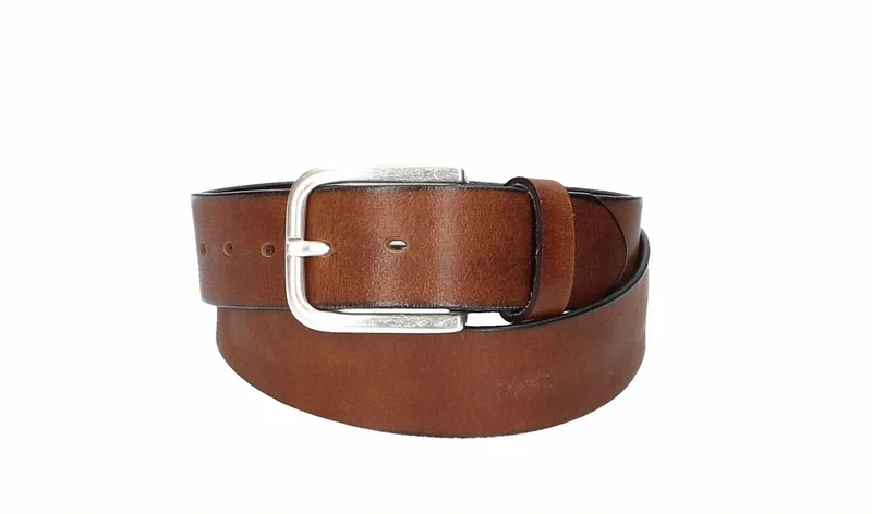 Leder Bazlen Gürtel hellbraun