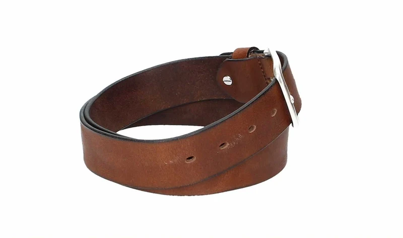 Leder Bazlen Gürtel hellbraun