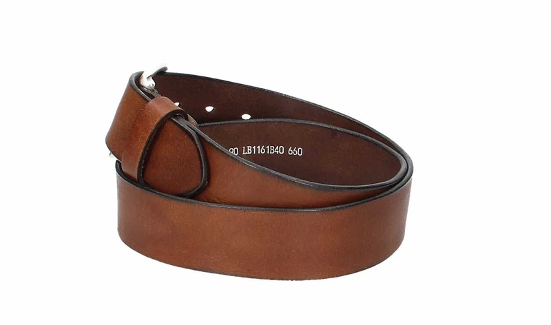 Leder Bazlen Gürtel hellbraun