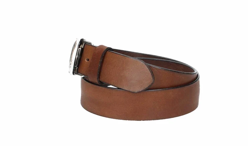 Leder Bazlen Gürtel hellbraun