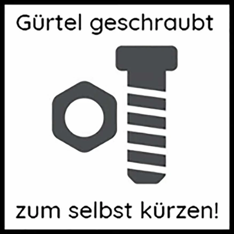 Leder Bazlen Gürtel hellbraun