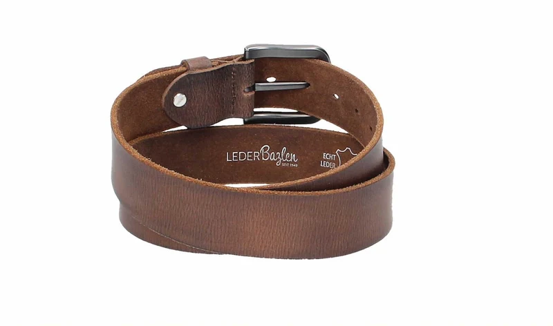 Leder Bazlen Gürtel braun