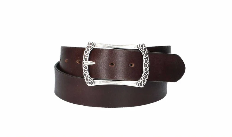 Leder Bazlen Gürtel braun