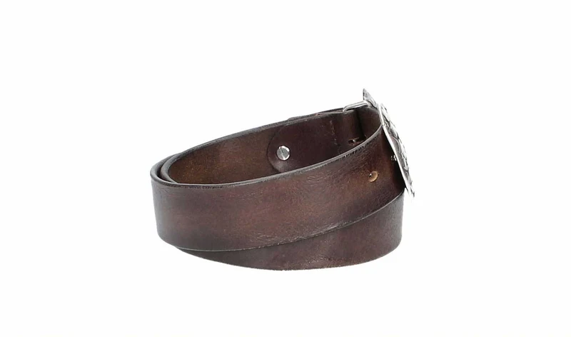 Leder Bazlen Gürtel braun