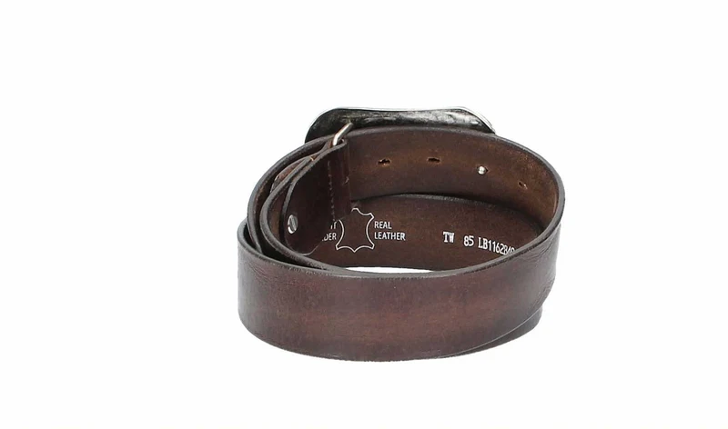 Leder Bazlen Gürtel braun