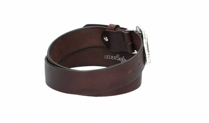 Leder Bazlen Gürtel braun