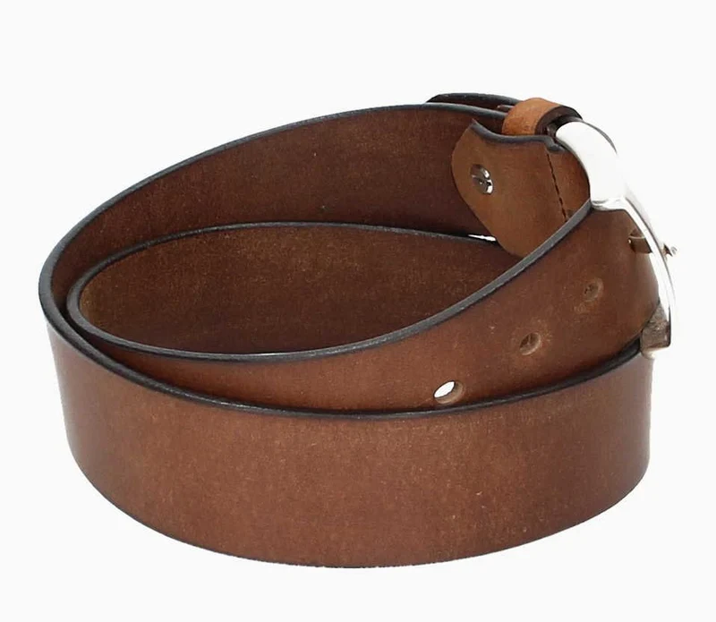 Leder Bazlen Gürtel cognac