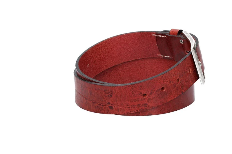 Leder Bazlen Gürtel cognac