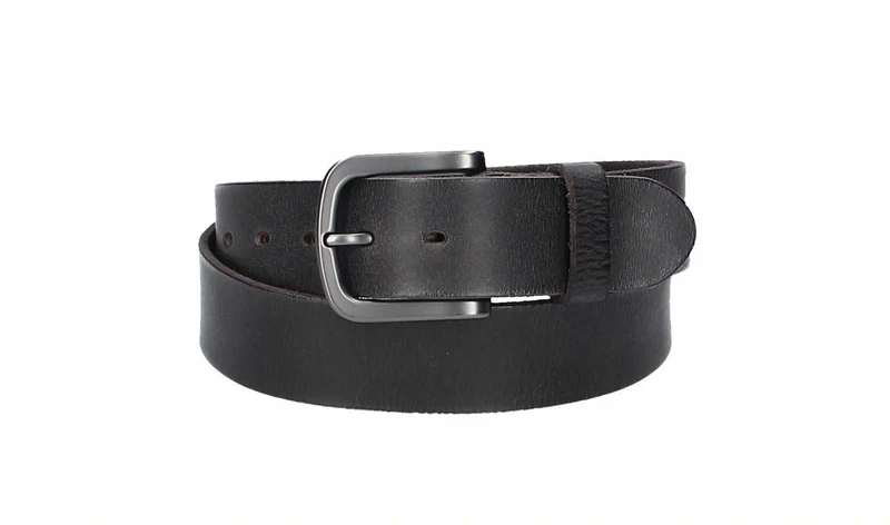 Leder Bazlen Gürtel schwarz