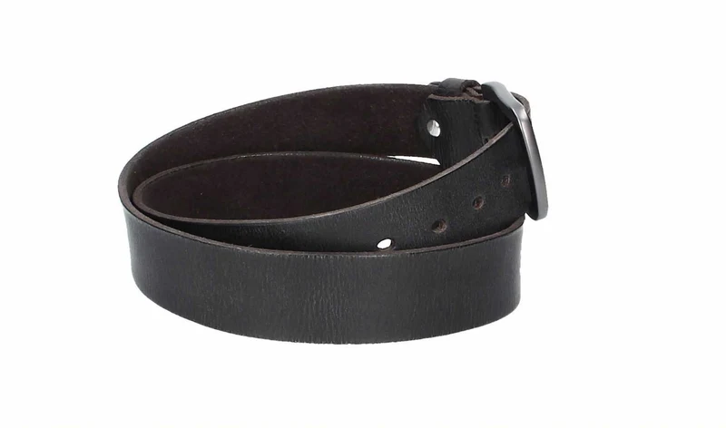 Leder Bazlen Gürtel schwarz
