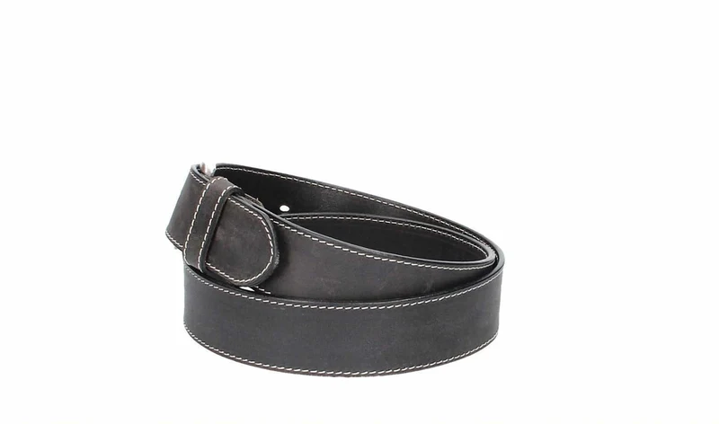 Leder Bazlen Gürtel schwarz