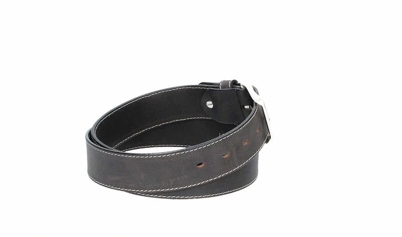 Leder Bazlen Gürtel schwarz