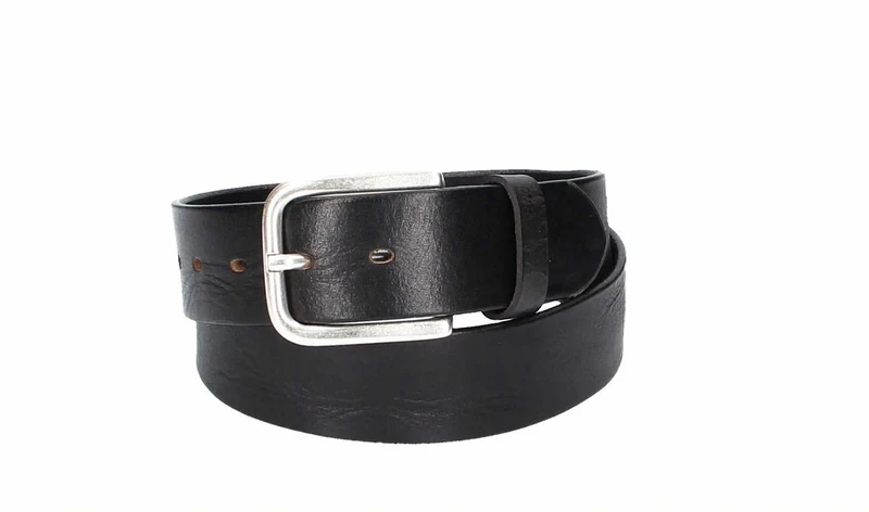 Leder Bazlen Gürtel schwarz