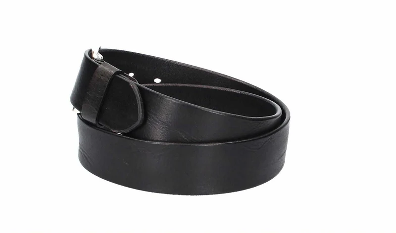 Leder Bazlen Gürtel schwarz