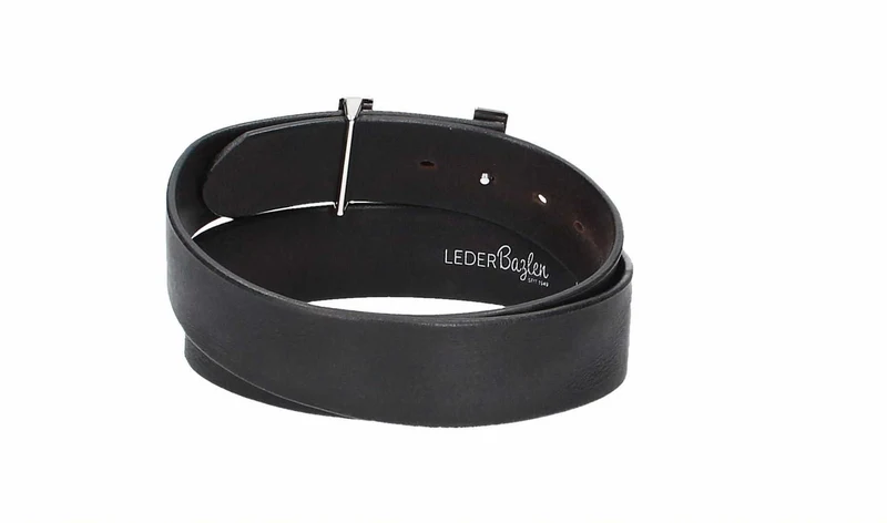 Leder Bazlen Gürtel schwarz