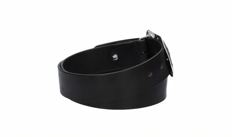 Leder Bazlen Gürtel schwarz