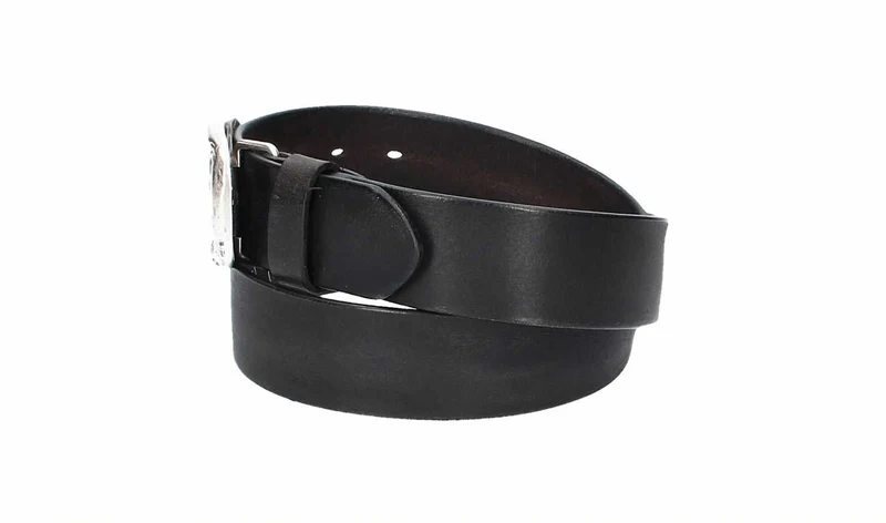 Leder Bazlen Gürtel schwarz