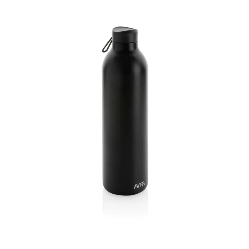Avira Avior Eco-Friendly Edelstahlflasche, 1L - Mattschwarz