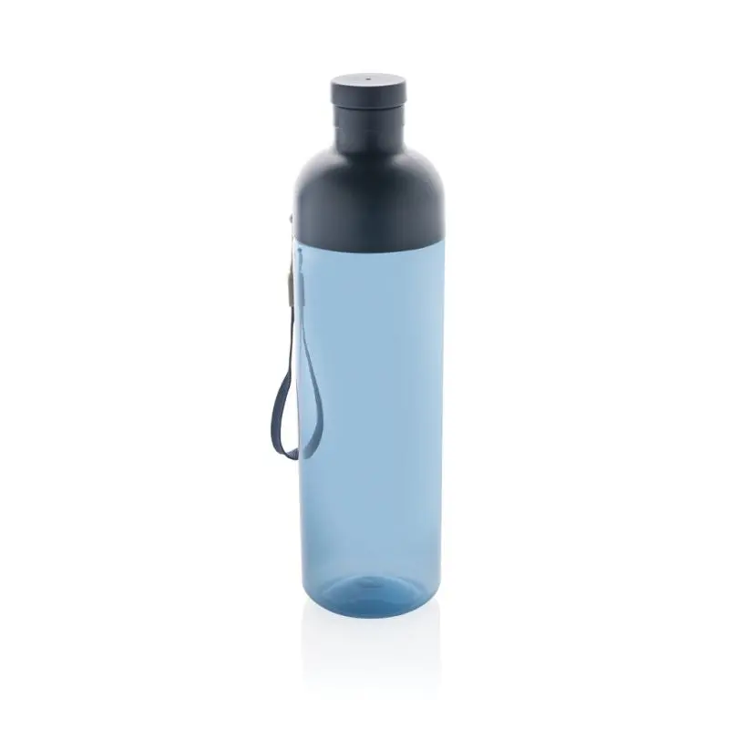 Impact Auslaufsichere Wasserflasche, RCS rPET, 600ml, Navy Blau
