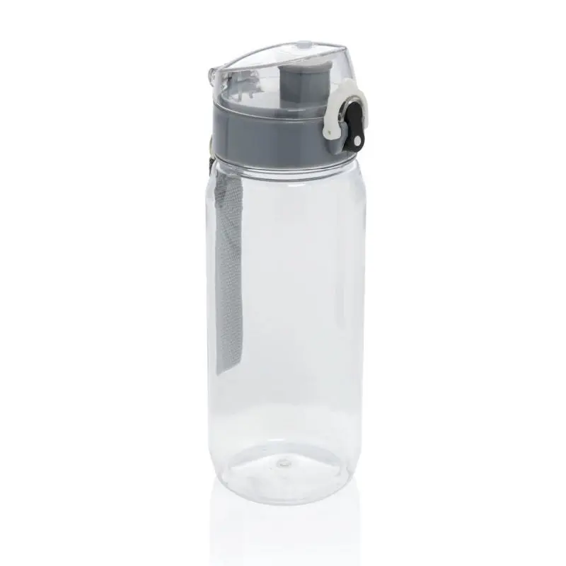 Yide Verschließbare Eco-Wasserflasche, 600ml, Transparent