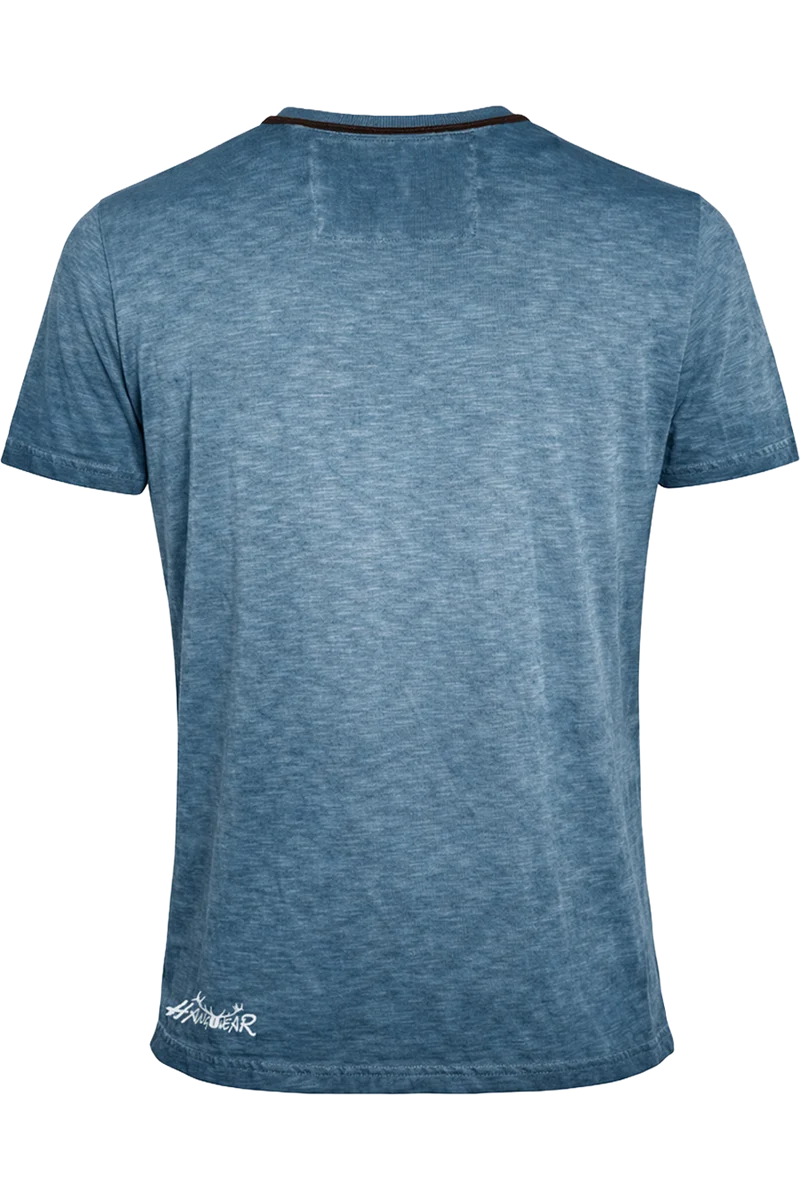 Herren Trachtenshirt mit lässigem Waschbär