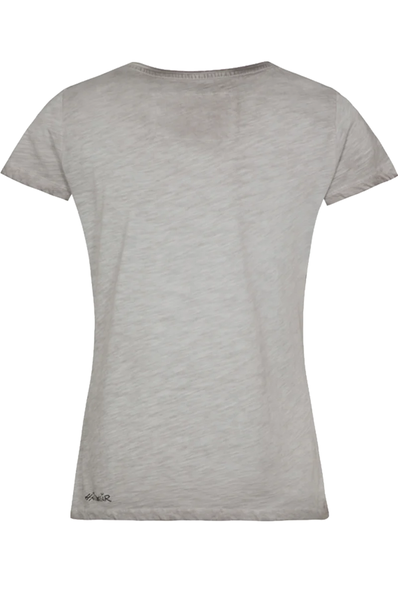 Damen Trachtenshirt mit Druck und Strassnieten