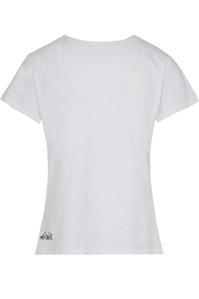 Damen Trachtenshirt mit Edelweiß-Traumfänger-Print